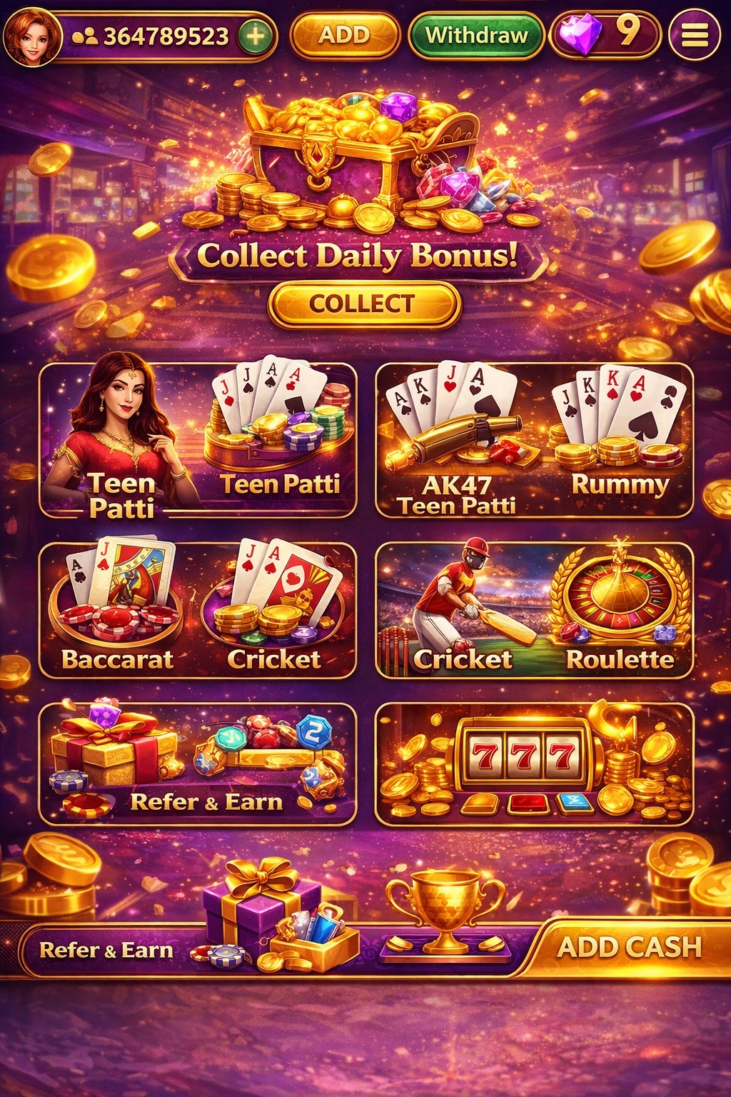 Casino Bonus game